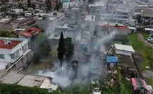 FOTOS | Explosión en Tultepec por presunta pirotecnia almacenada deja fuerte movilización