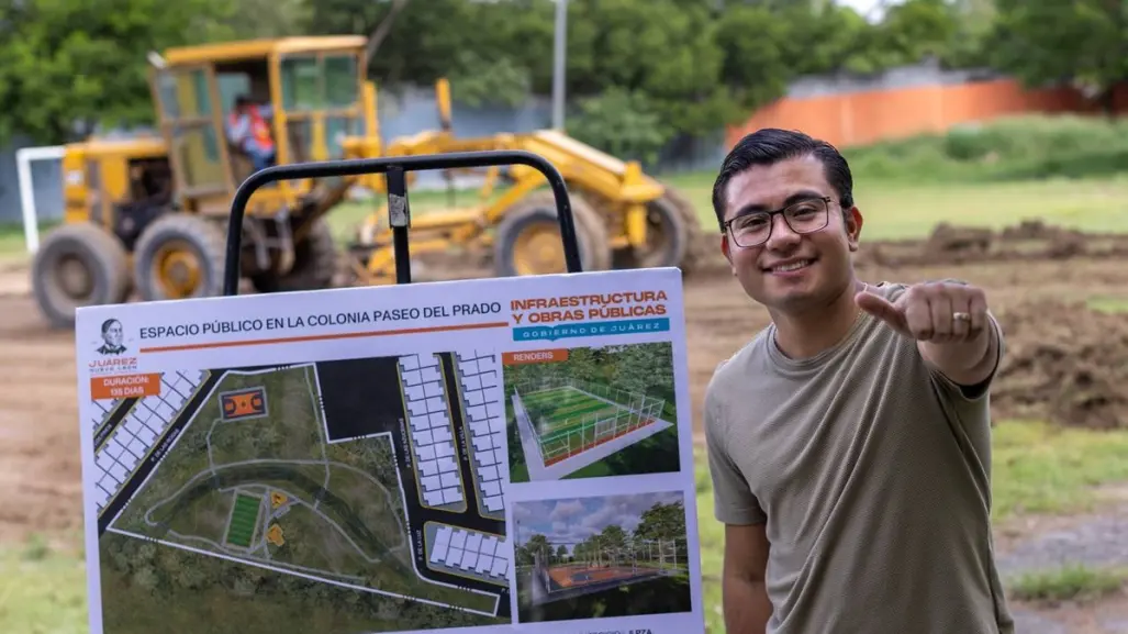 Félix Arratia transforma Juárez con rehabilitación del Espacio de Unidad Paseo del Prado