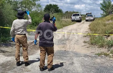 Hallan cuerpo calcinado en brecha de Pesquería