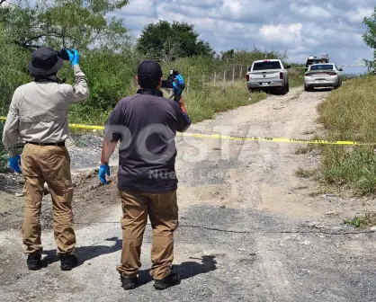 Hallan cuerpo calcinado en brecha de Pesquería