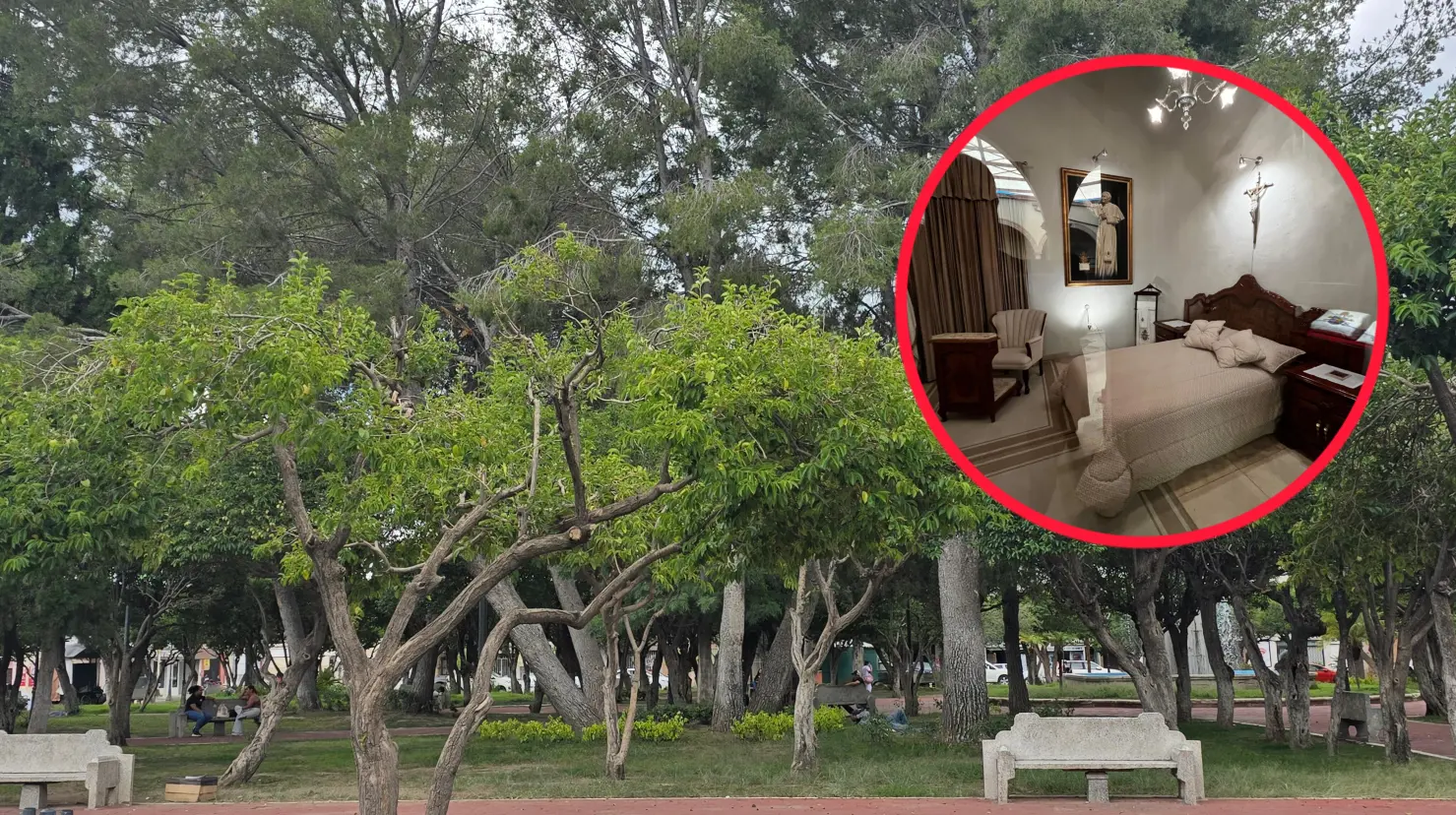 Foto: Gerardo Lares/ Alejandro Ávila | Conoce el jardín de Durango famoso por su monumento en honor a Juan Pablo II.