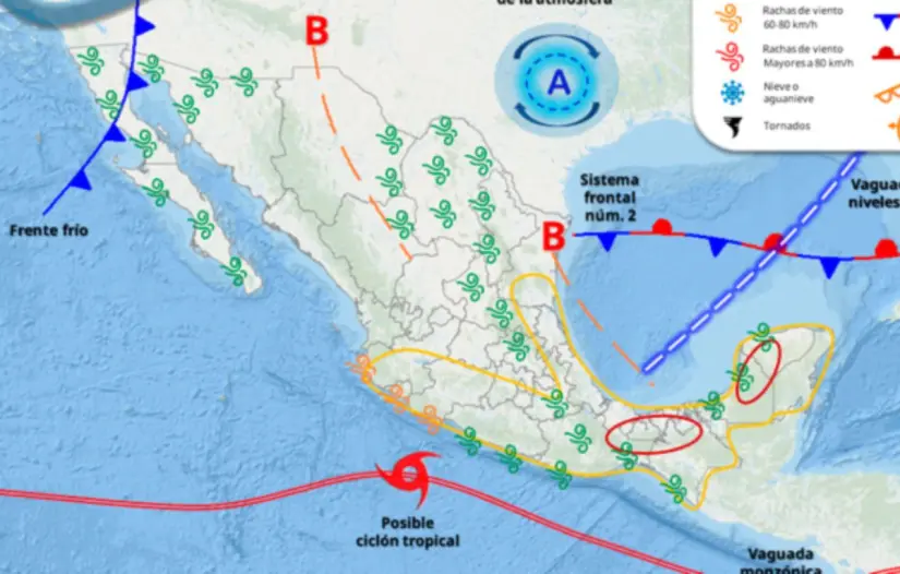 Foto: Servicio Meteorológico Nacional (SMN)