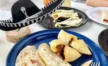 Estas son las quesadillas muy al estilo mexicano en Tamaulipas