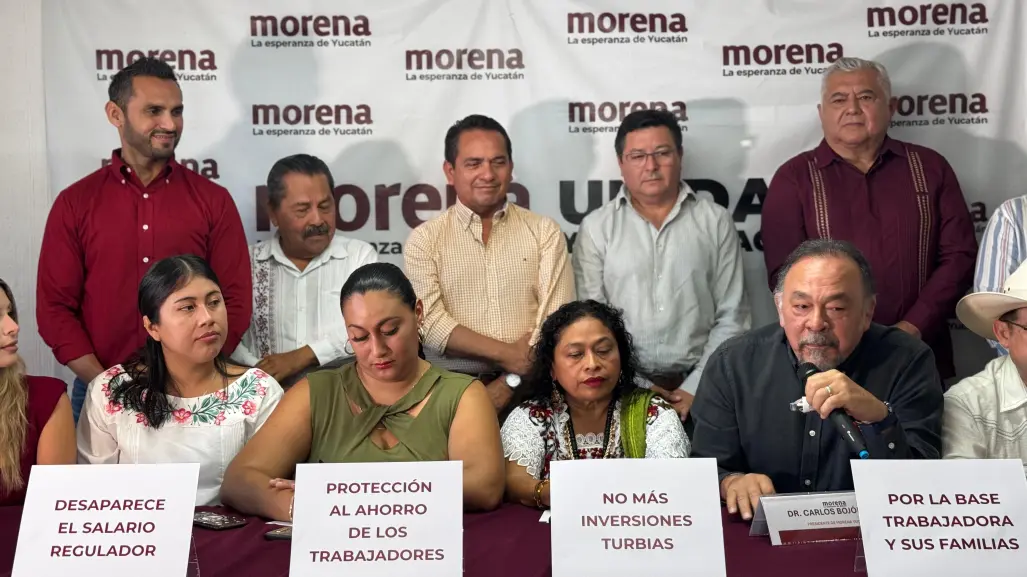 Legisladores de Morena en Yucatán respaldan reforma del ISSTEY que presentó el gobernador