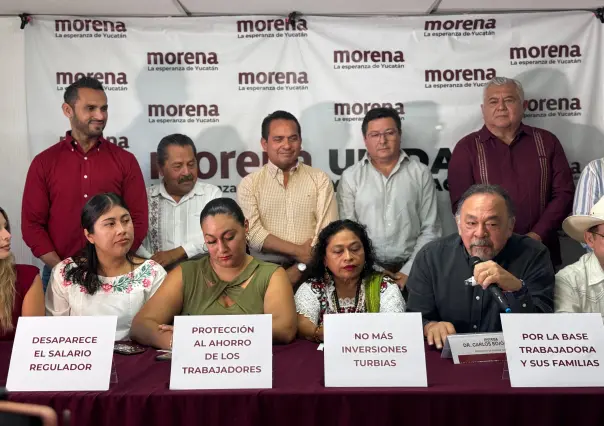 Legisladores de Morena en Yucatán respaldan reforma del ISSTEY que presentó el gobernador