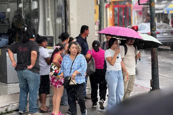 Clima lluvioso para el 15 de septiembre: así se vivirá el Grito en Yucatán