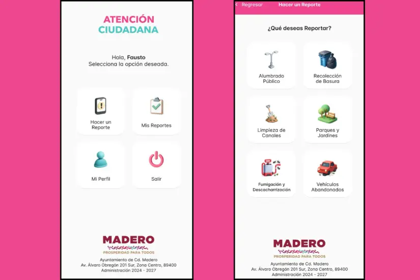 La app es Atención Ciudadana Madero | Foto: Axel Hassel