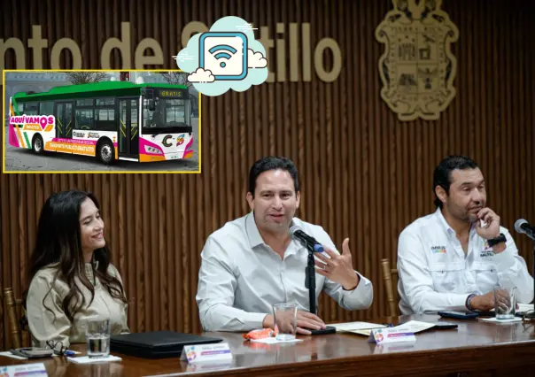 WiFi gratis en camiones de Saltillo: así funcionará el programa Aquí Vamos Gratis