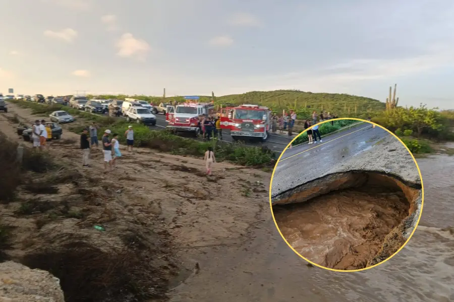 Todos Santos: Bomberos atendieron 12 emergencias tras intensas lluvias en BCS