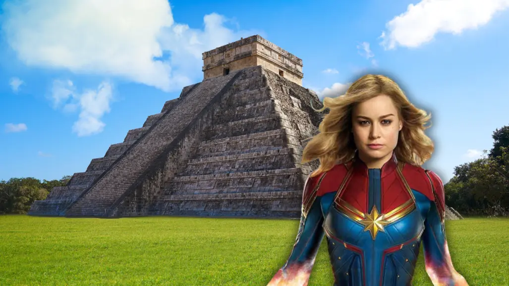 Capitana Marvel visita Yucatán y comparte su experiencia en Chichén Itzá y los cenotes