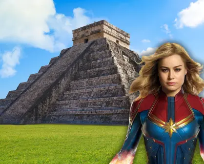 Capitana Marvel visita Yucatán y comparte su experiencia en Chichén Itzá y los cenotes