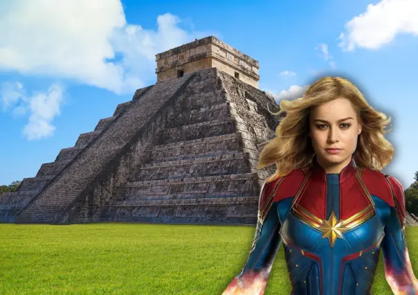 Capitana Marvel visita Yucatán y comparte su experiencia en Chichén Itzá y los cenotes