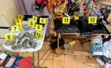 Cateo deja un detenido, aseguramiento de drogas y armas en Monterrey