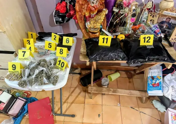 Cateo deja un detenido, aseguramiento de drogas y armas en Monterrey