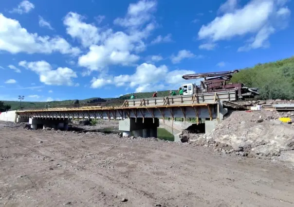 VIDEO | Así luce el puente de la carretera Durango - Parral dañado por las lluvias y ya reparado