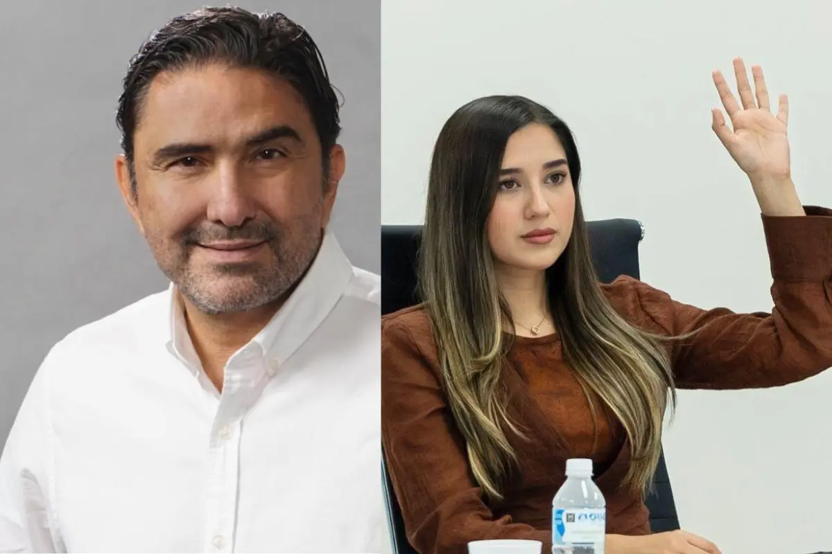 La diputada Katalyna Méndez Cepeda del partido MORENA denuncia a Manuel Muñoz Cano del Partido Verde por violencia de género en el Congreso de Tamaulipas.