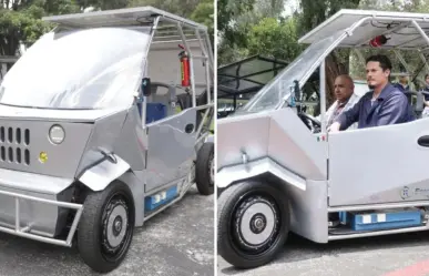 Así funciona el primer auto mexicano impulsado por hidrógeno y energía solar