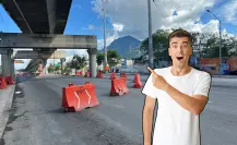 Así funciona el nuevo carril a contraflujo en Monterrey por obras de la Línea 6 del Metro