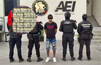 Detienen a joven con drogas en Monterrey durante operativo de Fuerza Civil