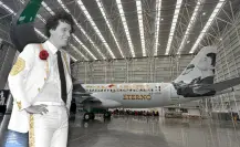 ¿Presentan nuevo avión en homenaje a Juan Gabriel?