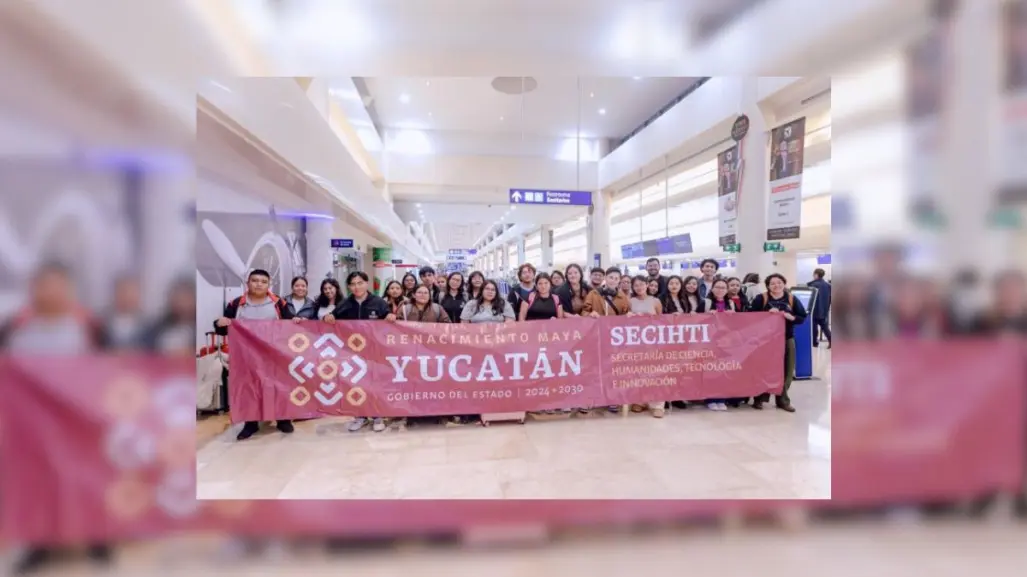 Estudiantes yucatecos viajan a Canadá como parte de un programa del Gobierno Estatal