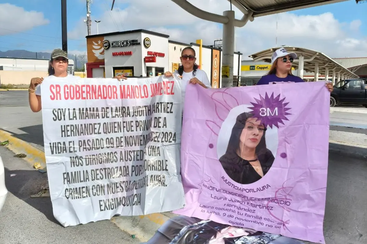 Familiares y activistas continuan pidiendo justicia para Laura Judith / Foto: Marco Juárez