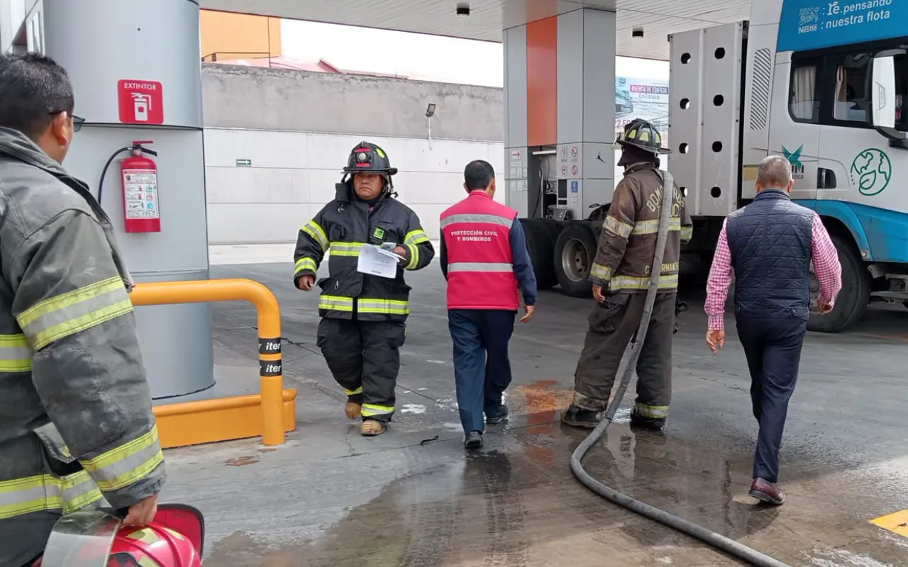 Fuga de gas Toluca. Foto: PC Toluca