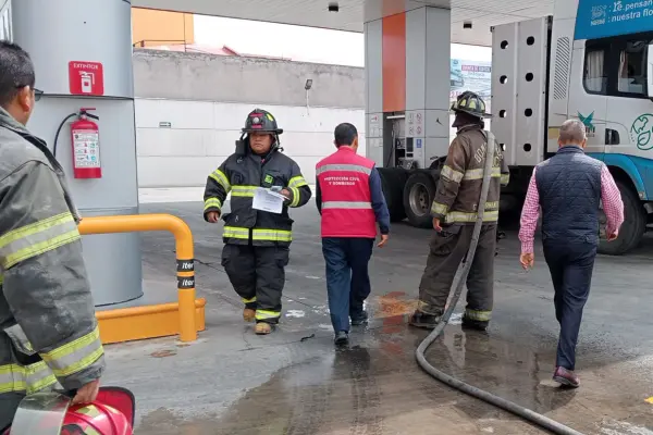 Fuga de gas en Toluca causa alarma; ocurrió en una estación de carga