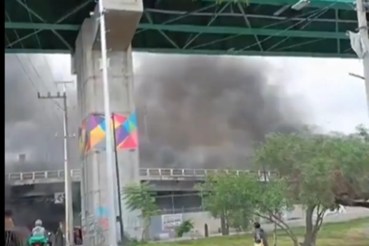 Incendio en Rio de los Remedios. Foto: Captura de pantalla | Canva