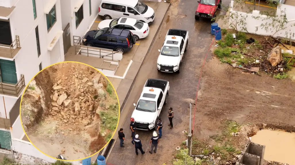 Deslave en Cabo San Lucas impide habilitación de edificio en Lienzo Charro