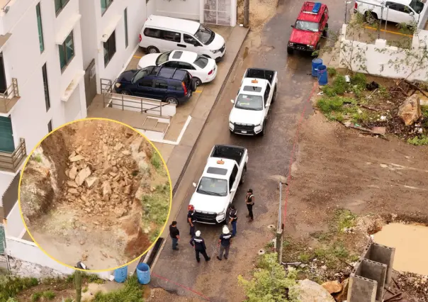 Deslave en Cabo San Lucas impide habilitación de edificio en Lienzo Charro
