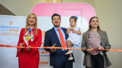 Mariana Rodríguez inaugura nuevo espacio de lactancia materna en Nuevo León