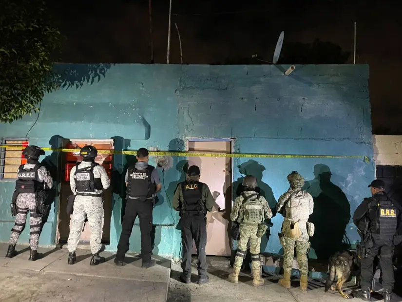 Operativo ordendo por el Centro de Investigación Estratégica Contra el Narcomenudeo / Foto: FGE