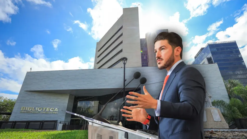 Samuel García entrega trabajos de remodelación de la biblioteca central de Nuevo León