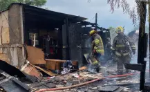 Pierde albañil su hogar tras incendio en Saltillo, se quedó sin nada
