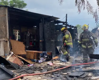 Pierde albañil su hogar tras incendio en Saltillo, se quedó sin nada