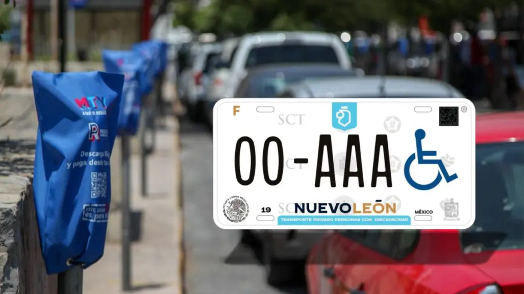 ¿Tienes placas de discapacidad? No pagarás parquímetros en Monterrey