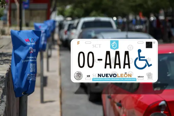 ¿Tienes placas de discapacidad? No pagarás parquímetros en Monterrey