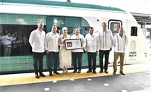 Entregan distintivo “Hecho en México” al Tren Maya en Yucatán