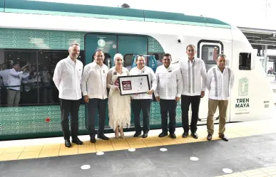 Entregan distintivo "Hecho en México" al Tren Maya en Yucatán