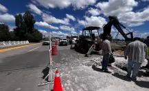 Vandalismo provoca cierre de carriles en bulevar de Durango