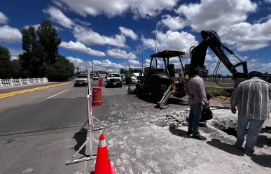 Vandalismo provoca cierre de carriles en bulevar de Durango
