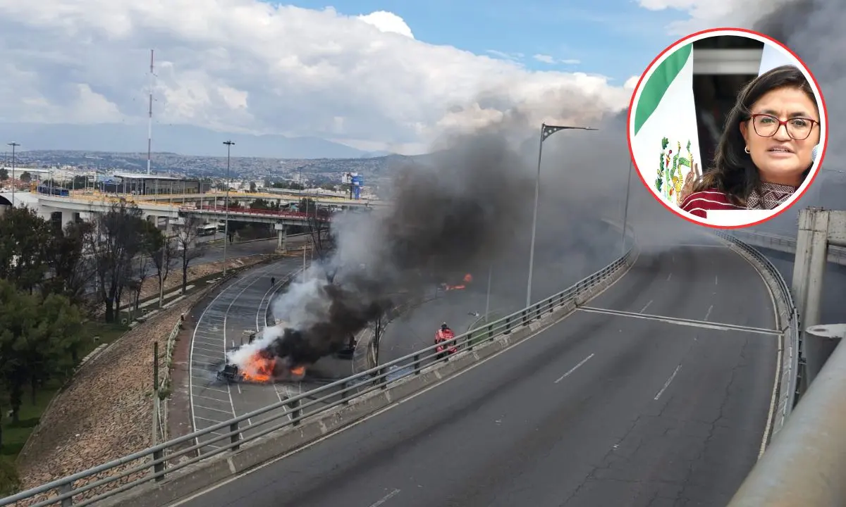 Explosión de pipa de Gas en el Puente de la Concordia, Aleida Alavez Ruiz. Foto: Luis Antonio Alfaro | Facebook (@AlcaldíaIztapalapa) | Canva