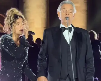 Andrea Bocelli y Karol G emocionan en el Vaticano con "Vivo por ella"