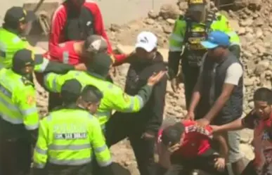 Tres obreros mueren tras derrumbe de muro en construcción en San Borja