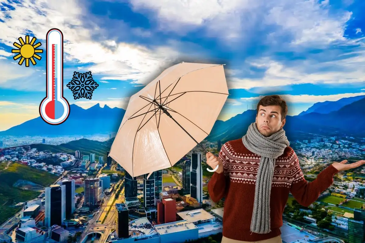 Hombre con paraguas en mano Foto: Canva
