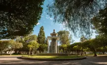 El jardín de Durango famoso por su gran tamaño, denso arbolado y múltiples bancas