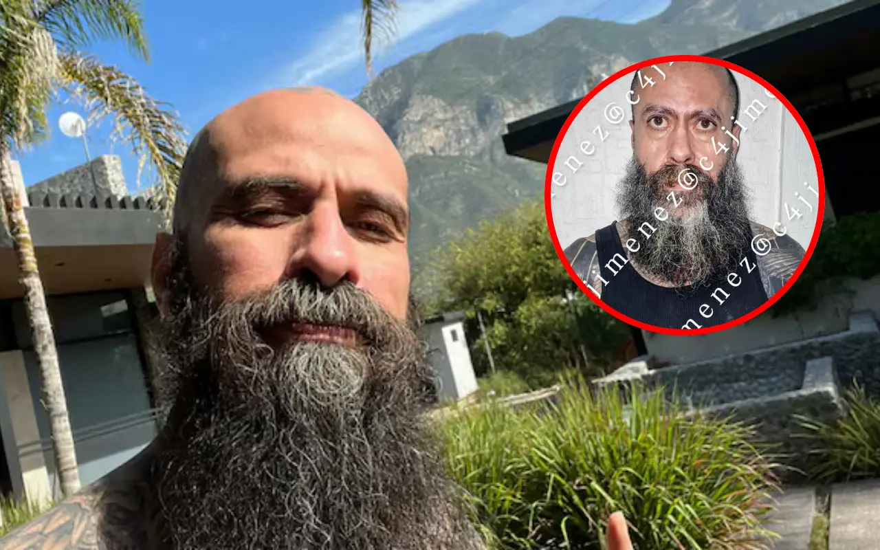El Babo, rapero mexicano y José de Jesús Sánchez, alias “El Babo”. Foto: X/ @c4jimenez, Captura de pantalla (Canva)