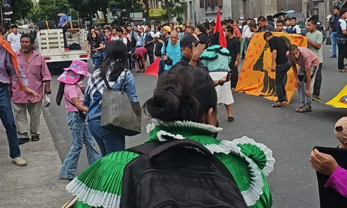 Marchas en CDMX.   Foto: Luis Alberto Alfaro