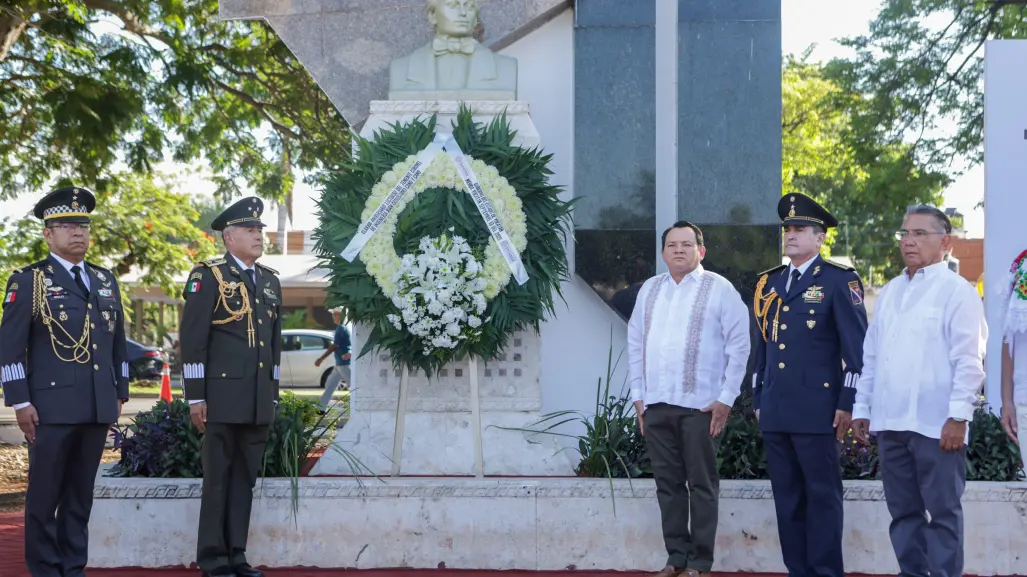 Yucatán conmemora el 178 aniversario de los Niños Héroes de Chapultepec en Mérida